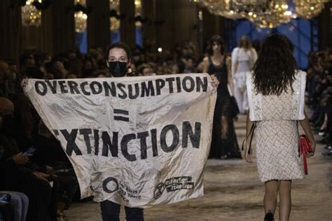 protest in louis vuitton|louis vuitton climate activist.